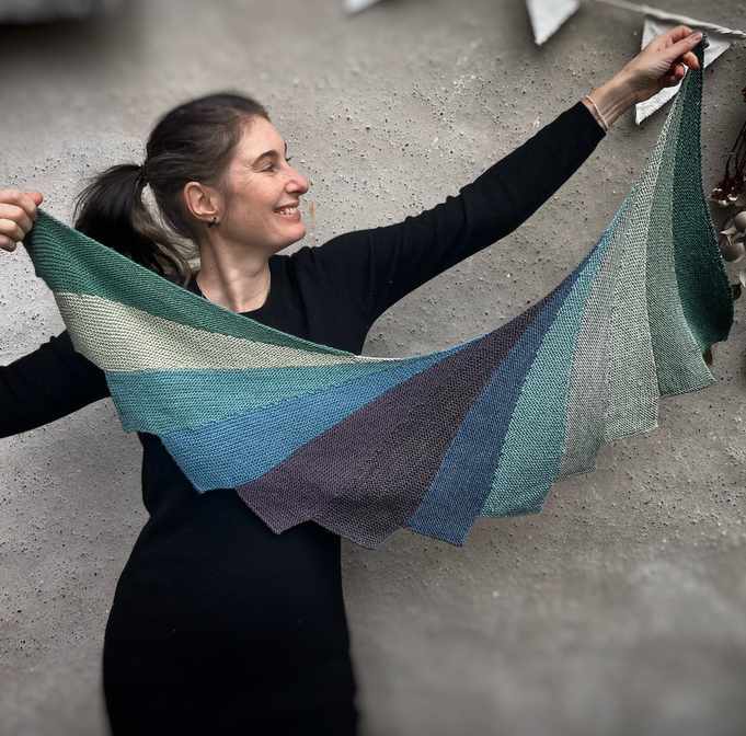 Ritualtuch; Reflektion & Vision im Maschenrhythmus