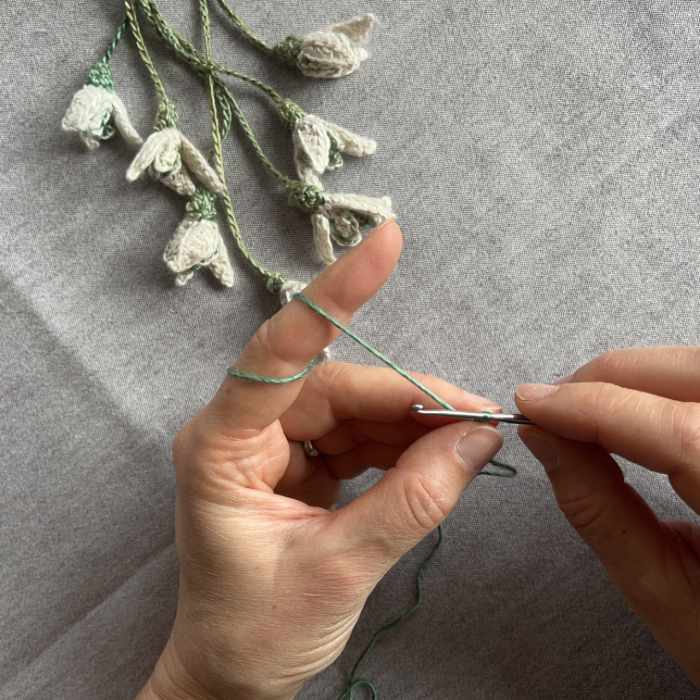 H&auml;kelset Schneegl&ouml;ckchen